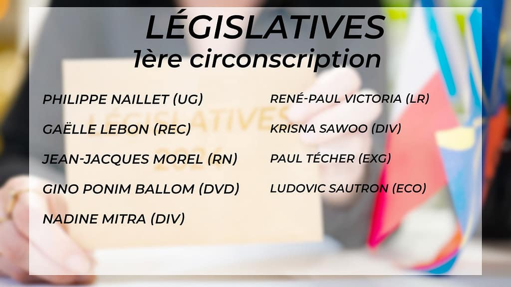 Suivez les résultats dans la 1ère circonscription